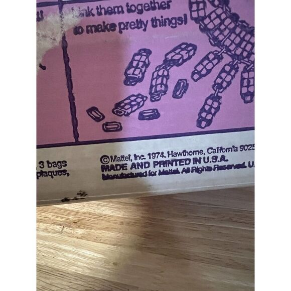 Mattel Vintage 1974 JEWEL MAGIC Beading Toy w Box - Picture 5 of 9